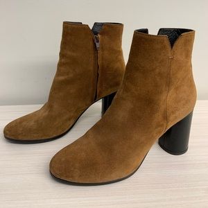 Maje Foly suede heeled ankle boots